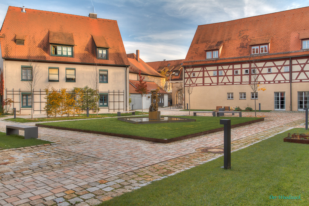 Innenhof des ehemligen Spitals Langenzenn