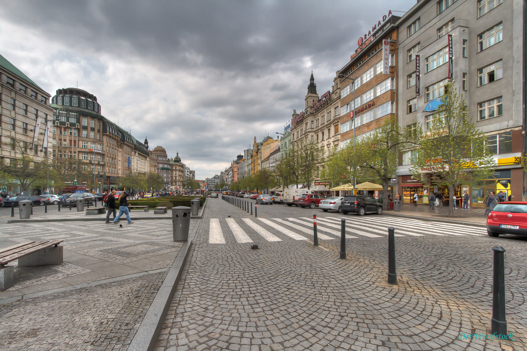 Wenzelsplatz. Blick nach Nordwesten.