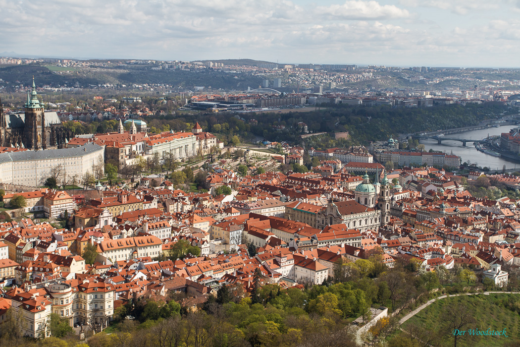 Blick vom Petrin auf die Stadt