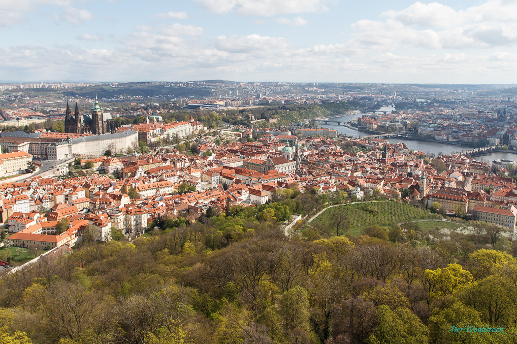 Blick vom Petrin auf die Stadt