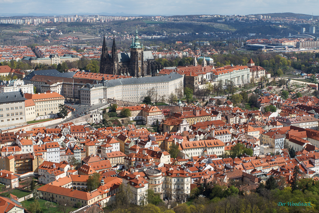 Blick vom Petrin auf den Hradschin